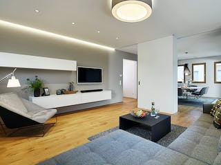 Fertighaus Ausstellungshaus Fellbach Stadtvilla von WeberHaus Schlüsselfertig ab 525000€, Stadtvilla Innenansicht 2