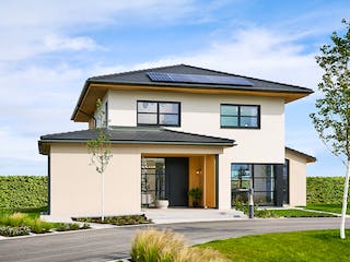 Fertighaus Ausstellungshaus Kappel-Grafenhausen von WeberHaus Schlüsselfertig ab 670000€, Stadtvilla Außenansicht 4