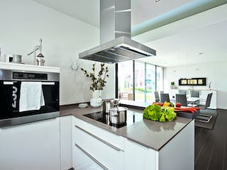 Fertighaus Ausstellungshaus Mannheim Bungalow von WeberHaus Schlüsselfertig ab 656000€, Bungalow Innenansicht 4