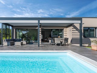 Fertighaus Kundenhaus myLife 402 von WeberHaus Schlüsselfertig ab 401800€, Bungalow Außenansicht 4