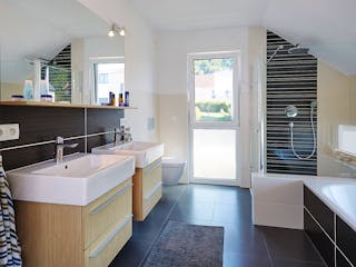 Fertighaus Kundenhaus Reiter sunshine 310 von WeberHaus Schlüsselfertig ab 374620€, Satteldach-Klassiker Innenansicht 4