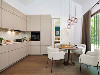 Fertighaus Option Bungalow mit Satteldach offen bis First von WeberHaus Schlüsselfertig ab 199000€, Bungalow Innenansicht 3