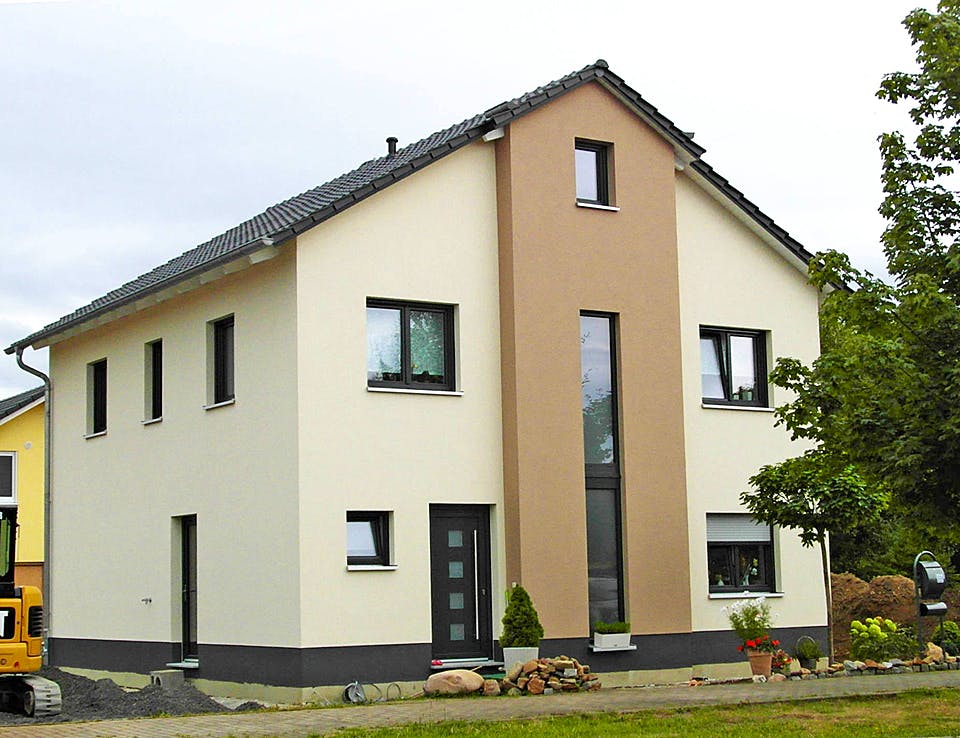 Massivhaus Stadtvilla 336 von WEIOTT-Massiv-Haus, Stadtvilla Außenansicht 1