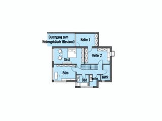 Fertighaus Wiesenhütter - Kundenhaus von Bau-Fritz Schlüsselfertig ab 740000€, Cubushaus Grundriss 3