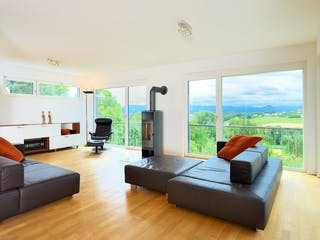 Fertighaus Wiesenhütter - Kundenhaus von Bau-Fritz Schlüsselfertig ab 740000€, Cubushaus Innenansicht 1