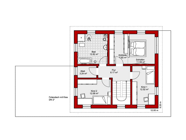 Fertighaus EDITION S 150 von Wolf-Haus Schlüsselfertig ab 465336€, Stadtvilla Grundriss 2