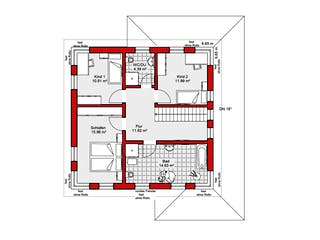 Fertighaus EDITION S 156 von WOLF-HAUS Schlüsselfertig ab 463574€, Stadtvilla Grundriss 2