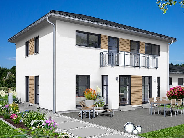 Fertighaus EDITION S 174 von Wolf-Haus Schlüsselfertig ab 458801€, Stadtvilla Außenansicht 2