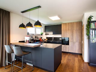 Fertighaus Einfamilienhaus Niederbayern von Wolf System, Stadtvilla Innenansicht 2