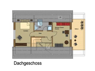 Fertighaus Haus Kersting von Wiese und Heckmann, Satteldach-Klassiker Grundriss 2