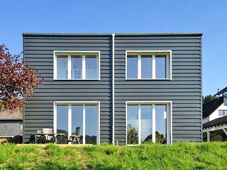 Fertighaus Haus Trojan von Wiese und Heckmann, Cubushaus Außenansicht 1