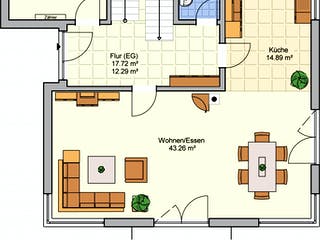 Fertighaus Köln von Fingerhut Haus Schlüsselfertig ab 572723€, Stadtvilla Grundriss 1