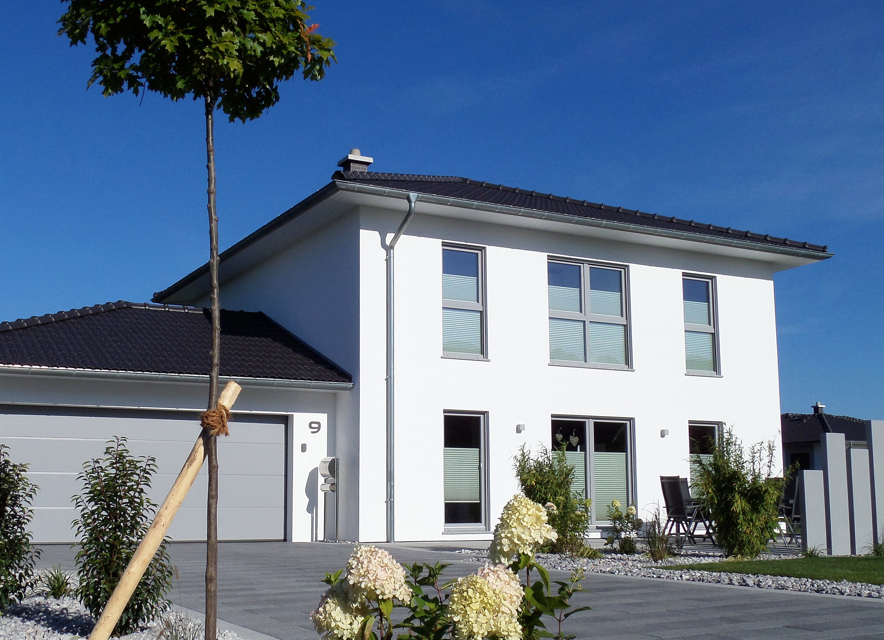 Fertighaus Mediol von Fingerhut Haus Schlüsselfertig ab 429063€, Stadtvilla Außenansicht 1