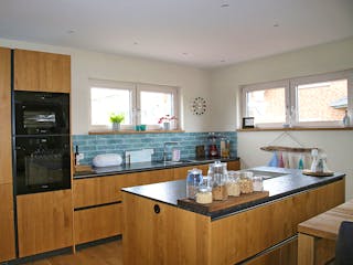 Fertighaus Pultdachhaus Modern von Zimmerer-Profibau Schlüsselfertig ab 550000€, Pultdachhaus Innenansicht 2