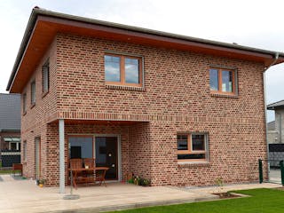 Fertighaus Stadvilla Klassisch von Zimmerer-Profibau Schlüsselfertig ab 570000€, Stadtvilla Außenansicht 2